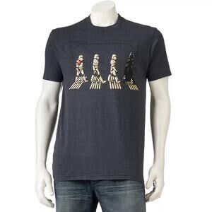 Star Wars Darth Vader x The Beatles Abbey Road Tee Shirt XL